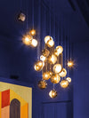 Dark Bright Star Chandelier Long Ceiling Pendant Light For Loft Vllia Staircase