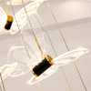 Nordic Butterfly chandeliers Gold Creative home decor Lustre Pendant Lights Hanging Lamps For LED Lights fixture