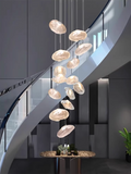 Nordic Cloud Pendant Lights Glass Chandeliers Art Decorative Design Staircase Restaurant Hanging Lamps