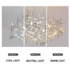 Crystal Rectangular Pendants Luxury Chandelier Decoration For Kitchen Island Dining Room Bedroom