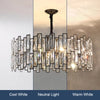 Luxury Rectangular Crystal Pendant Decoration Home Applicant Kitchen Island Dining Room Chandelier Light