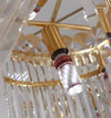 Modern Crystal Long Luxury Chandelier Staircase Lobby Villa Hotel Hall Decoration Ceiling Pendant light