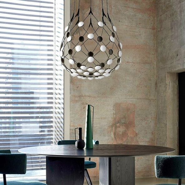 Post-modern Strap Chandelier Line Outlined Design Home Decor Pendant Light For Dining Room Living Room Bedroom