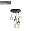 Creative Glass Pendant Lamp LED Orb Ceiling Chandelier For Loft Villa Staircase Hanging Lights