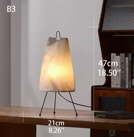 Paper Floor Lamps, Rice Paper High Lamp, Classic Floor Lamp For Living Room and Bedroom, Art Decor Standing lamp Simple Warm and Natural Atmosphere