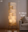 Paper Floor Lamps, Rice Paper High Lamp, Classic Floor Lamp For Living Room and Bedroom, Art Decor Standing lamp Simple Warm and Natural Atmosphere