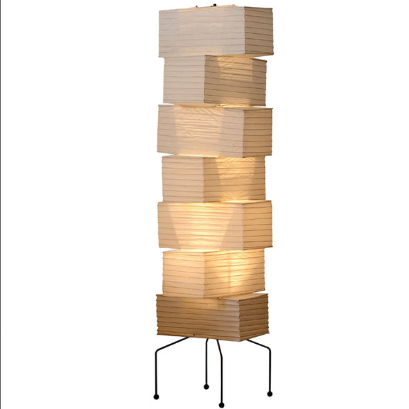 Paper Floor Lamps, Rice Paper High Lamp, Classic Floor Lamp For Living Room and Bedroom, Art Decor Standing lamp Simple Warm and Natural Atmosphere