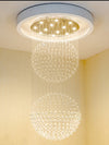 Crystal Large Ceiling Chandelier Hanging Pendant Light Staircase Lobby Villa Hotel Hall