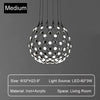 Post-modern Strap Chandelier Line Outlined Design Home Decor Pendant Light For Dining Room Living Room Bedroom