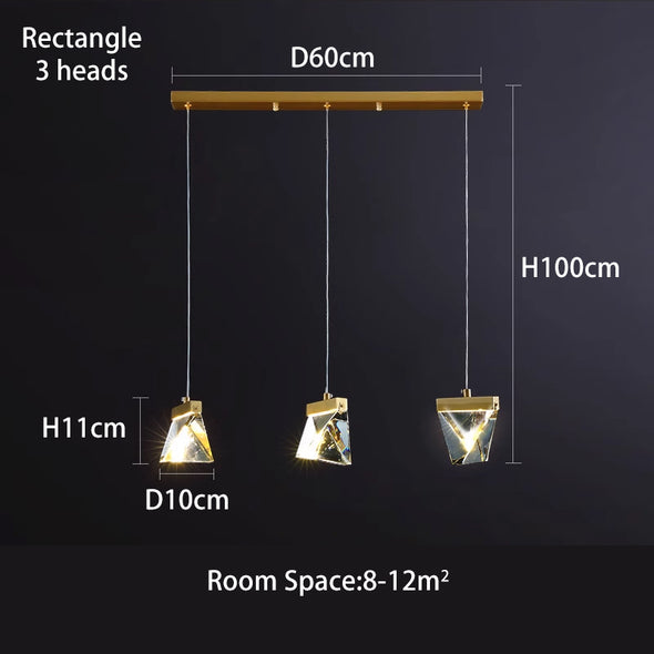 Modern led Crystal Chandeliers Ball Staircase pendant Lights Duplex Building Lobby Home Decoration Villa Dining Room Living Room