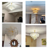 Luxury Crystal Pendant Lights Modern Decoration Chandelier Kitchen Living Dining Hotel Loft Lamp