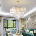 Luxury Crystal Pendant Lights Modern Decoration Chandelier Kitchen Living Dining Hotel Loft Lamp