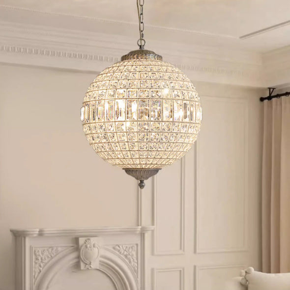 Crystal Ball Ceiling Pendant Light Modern Luxury Decoration Chandelier Kitchen Island Parlor Hall Light Fixture Lamp