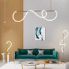 Minimalism Hose Linear Pendant Hanging Light Cord DIY Chandelier Kitchen Bar Dining Room