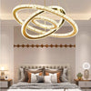 Crystal Mutil Rings Pendants Luxury Decor for Bedroom Living Room Chandelier LED Light