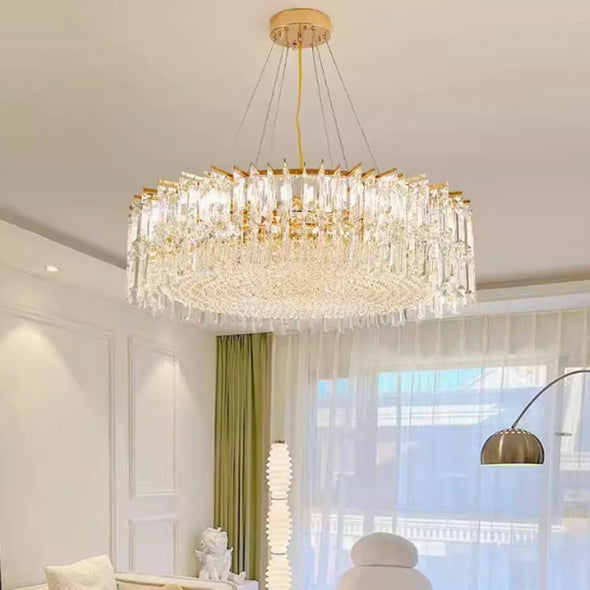 Crystal Pendant Light Luxury Home Applicance Decoration Chandelier Kitchen Island Bedroom Living Room