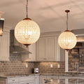 Crystal Ball Ceiling Pendant Light Modern Luxury Decoration Chandelier Kitchen Island Parlor Hall Light Fixture Lamp