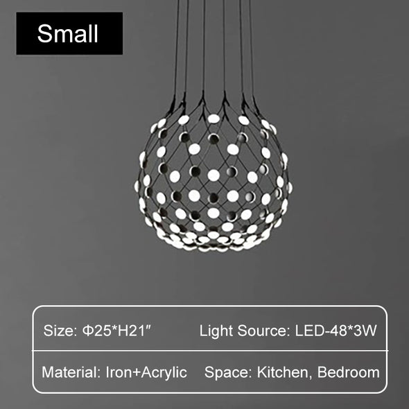 Post-modern Strap Chandelier Line Outlined Design Home Decor Pendant Light For Dining Room Living Room Bedroom