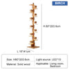 Novelty Floor Lamp Solid Wood Finish Standing Light Home Decor For Living Room Bedroom