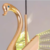 Acrylic Swan Chandeliers Staircase Loft Duplex Luxury pendant Lights Nordic Creative Personality For Home Decor Restaurant Lamps