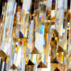 Luxury Crystal Bedroom Chandeliers Gold Hanging Lights Fixture