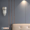 Luxury Crystal Wall Lamp Modern Decor For Bedroom Living Room