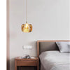 Amber Glass Multi Pendant Chandelier Modern For Kitchen Dining Room Hanging Light