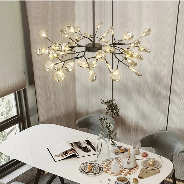 Modern Firefly Chandelier Pendant Lights Decor For Kitchen Island Living Dining Room