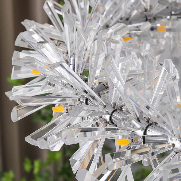 Round crystal halo chandelier modern luxury foyer wheel hanging Lights ...